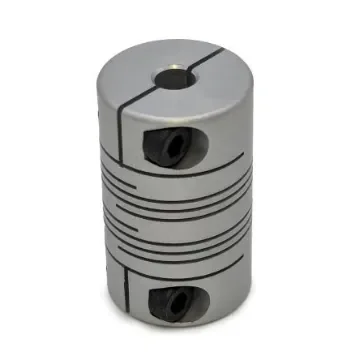 RS PRO Beam Coupling, 25.4mm Outside Diameter, 8mm Bore, 38.1mm Length Flexible Beam Coupling - 132170 product image