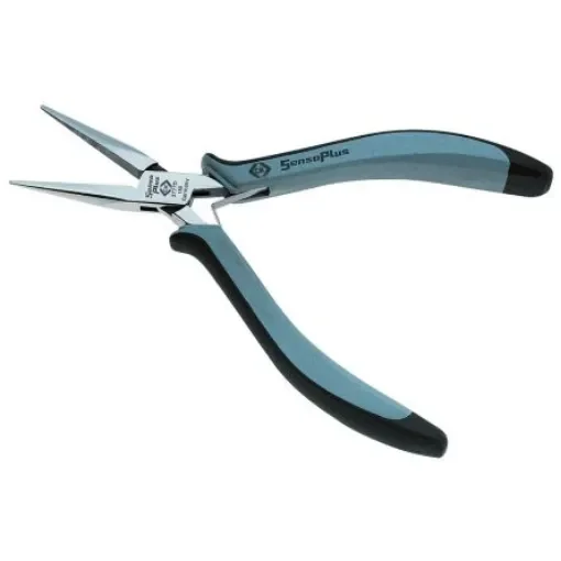 CK Long Nose Pliers, 155 mm Overall, Straight Tip, 40mm Jaw, ESD - T3777D 150 product image