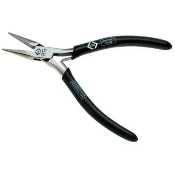 CK Long Nose Pliers, 120 mm Overall, Straight Tip, 23mm Jaw - T3772 product image