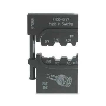 Phoenix Contact, CRIMPFOX-M Crimp Die, Coaxial, Hex size 3.8mm - 1212746 product image