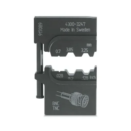 Phoenix Contact, CRIMPFOX-M Crimp Die, Coaxial, Hex size 3.8mm - 1212746 product image