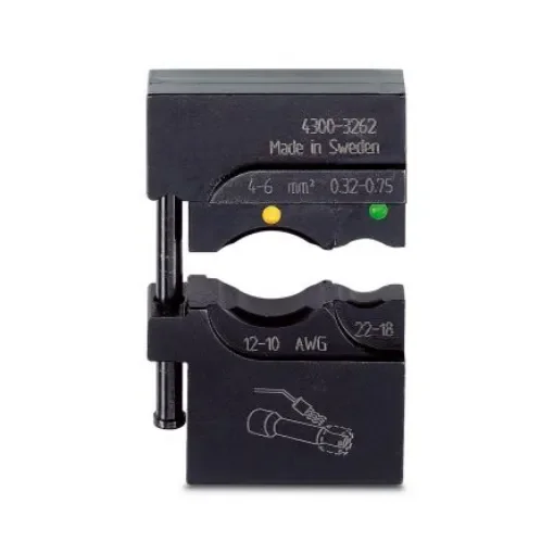 Phoenix Contact, CRIMPFOX-M Crimp Die, Shrink, Wire size 6mm² - 1212282 product image