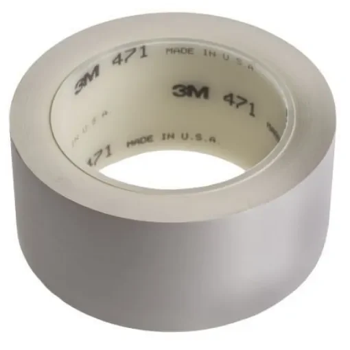 3M Scotch 471 White Vinyl 33m Lane Marking Tape, 0.13mm Thickness product image