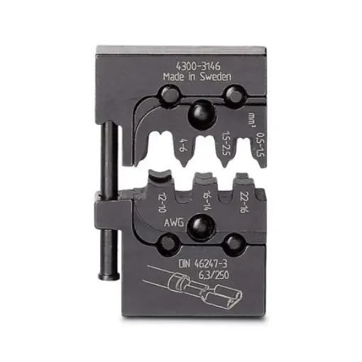 Phoenix Contact, CRIMPFOX-M Crimp Die, Sleeve Connectors, Coaxial Type Non Insulated - 1212741 product image