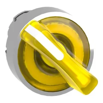 Schneider Electric Harmony XB4 Series 2 Position Selector Switch Head, 22mm Cutout - ZB4BK1283 product image