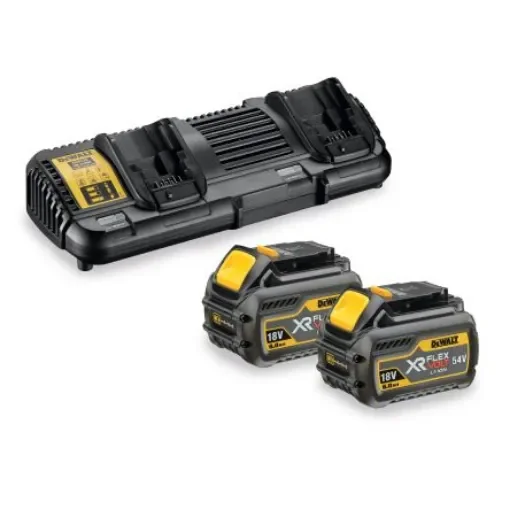 DeWALT DCB132T2-QW Power Tool Charger for use with Power Tool, Euro Plug product image