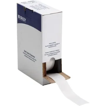 Brady B-427 Self-laminating Vinyl Transparent/White Cable Labels, 38.10mm Width, 152.4mm Height, 500 Qty - BM71-34-427 product image
