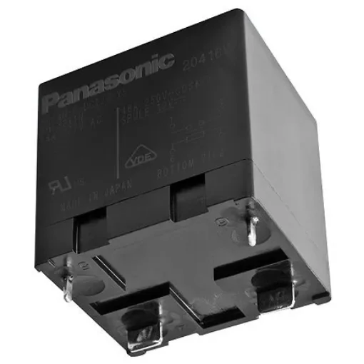 Panasonic PCB Mount Power Relay, 12V dc Coil, 90A Switching Current, SPST - HE1aN-W-12V-Y6 product image