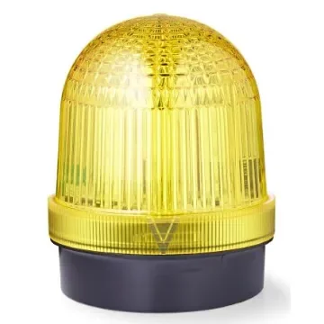 AUER Signal UDCW Series Yellow Multiple Effect Beacon, 24 V ac/dc, Surface Mount, LED Bulb, IP66 - 858607405 product image
