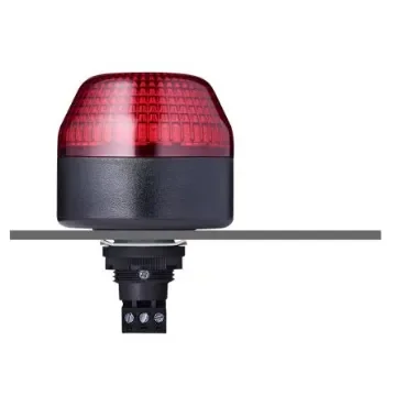 AUER Signal IBL Series Red Multiple Effect Beacon, 24 V ac/dc, Panel Mount, LED Bulb, IP65 - 802502405 product image