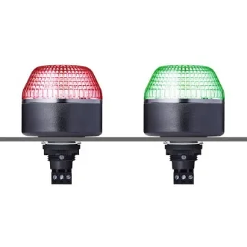 AUER Signal IDL Series Clear Steady Beacon, 24 V ac/dc, Panel Mount, LED Bulb, IP65 - 802626405 product image