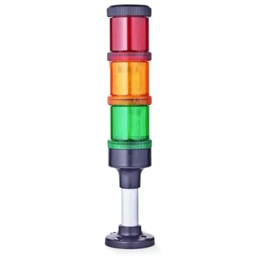 AUER Signal ECOmodul70 Series Red/Green/Amber Signal Tower, 3 Lights, 24 V ac/dc, Base Mount - ECO70-Q01 product image