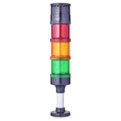 AUER Signal ECOmodul70 Series Red/Green/Amber Buzzer Signal Tower, 3 Lights, 24 V ac/dc, Base Mount - ECO70-Q31 product image