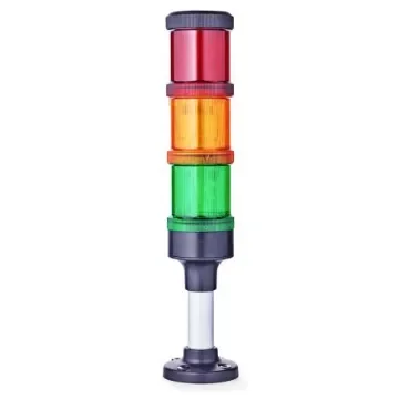 AUER Signal ECOmodul60 Series Red/Green/Amber Signal Tower, 3 Lights, 24 V ac/dc, Base Mount - ECO60-Q01 product image