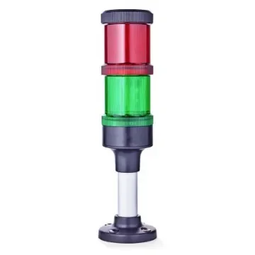 AUER Signal ECOmodul60 Series Red/Green Signal Tower, 2 Lights, 24 V ac/dc, Base Mount - ECO60-Q02 product image