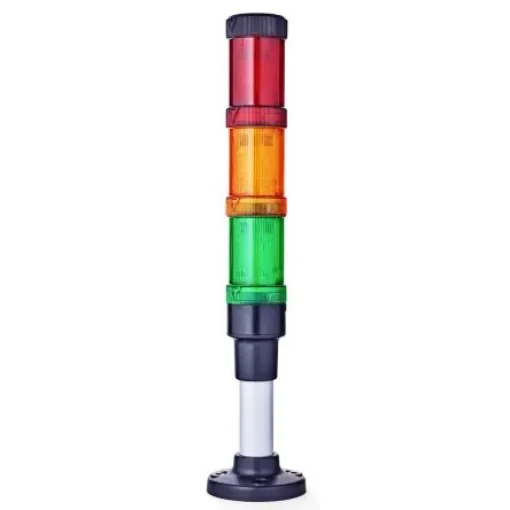 AUER Signal ECOmodul40 Series Red/Green/Amber Signal Tower, 3 Lights, 24 V ac/dc, Base Mount - ECO40-Q01 product image