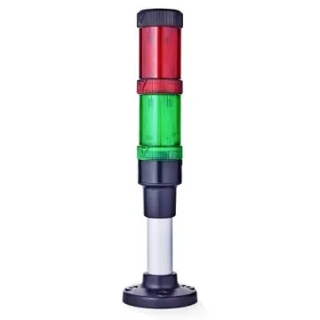 AUER Signal ECOmodul40 Series Red/Green Signal Tower, 2 Lights, 24 V ac/dc, Base Mount - ECO40-Q02 product image