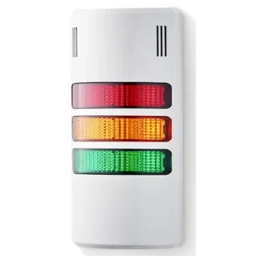 AUER Signal halfDOME90 Series Red/Green/Amber Signal Tower, 3 Lights, 24 V ac/dc, Base Mount - HD90-Q01 product image