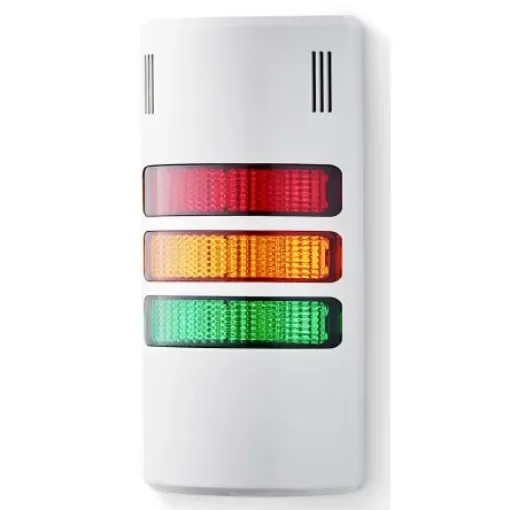 AUER Signal halfDOME90 Series Red/Green/Amber Buzzer Signal Tower, 3 Lights, 230 V ac, 240 V ac, Base Mount - HD90-Q81 product image