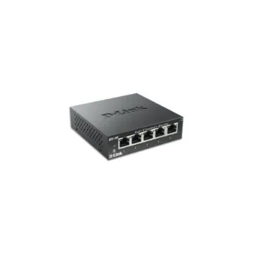 D-Link 5-Port Fast Ethernet Switch, Unmanaged 5 Port Ethernet Switch, EU - DES-105/E product image