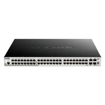 D-Link 52-Port Gigabit Stackable Smart Managed Max PoE Switch with 10G Uplinks, Smart 52 Port Gigabit Switch With PoE - DGS-1510-52XMP product image