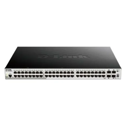 D-Link 52-Port Gigabit Stackable Smart Managed Max PoE Switch with 10G Uplinks, Smart 52 Port Gigabit Switch With PoE - DGS-1510-52XMP product image