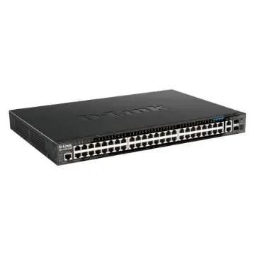 D-Link 52-Port Layer 3 Stackable Smart Managed Max PoE Switch with 10G Uplinks, Smart 52 Port Managed Switch With PoE EU - DGS-1520-52MP/E product image