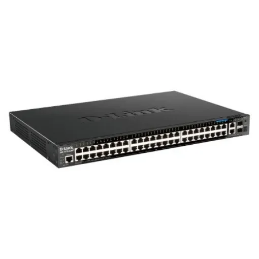 D-Link 52-Port Layer 3 Stackable Smart Managed Max PoE Switch with 10G Uplinks, Smart 52 Port Managed Switch With PoE EU - DGS-1520-52MP/E product image