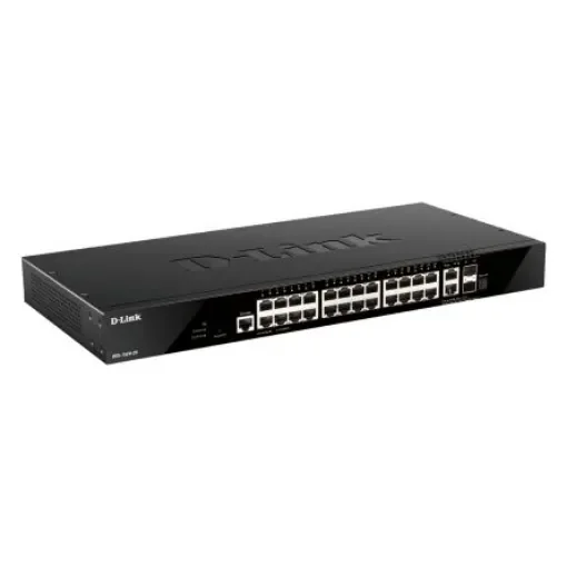 D-Link 28-Port Layer 3 Stackable Smart Managed Switch with 10G Uplinks, Smart 28 Port Managed Switch, EU - DGS-1520-28/E product image