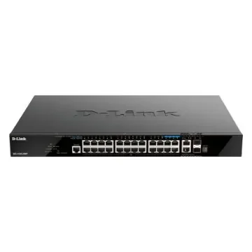 D-Link 28-Port Layer 3 Stackable Smart Managed Max PoE Switch with 10G Uplinks, Smart 28 Port Managed Switch With PoE EU - DGS-1520-28MP/E product image