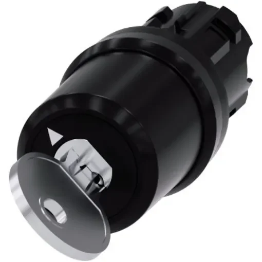 Siemens SIRIUS ACT 2-position Key Switch Head, Momentary, 22mm Cutout - 3SU1000-5BC01-0AA0 product image