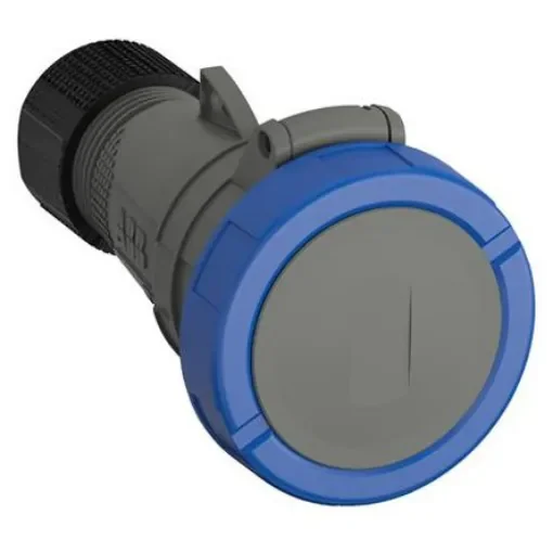 Amphenol Industrial, Easy & Safe IP67 Blue Cable Mount 2P + E Industrial Power Socket, Rated At 16A, 230 V - 2CMA101119R1000  216EC6W product image