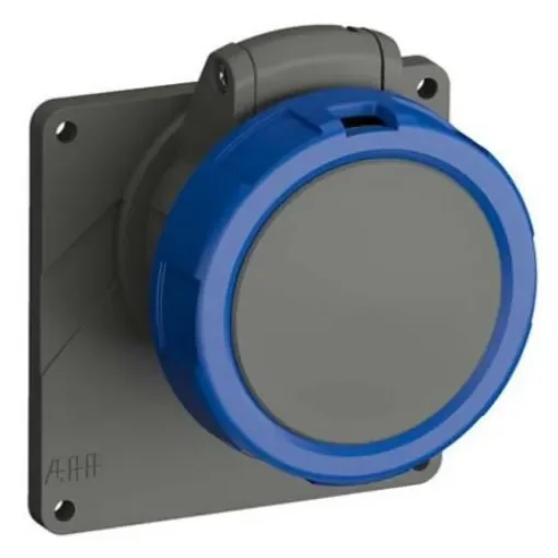 Amphenol Industrial, Easy & Safe IP67 Blue Panel Mount 2P + E Industrial Power Socket, Rated At 16A, 230 V - 2CMA101291R1000  216ERU6W product image