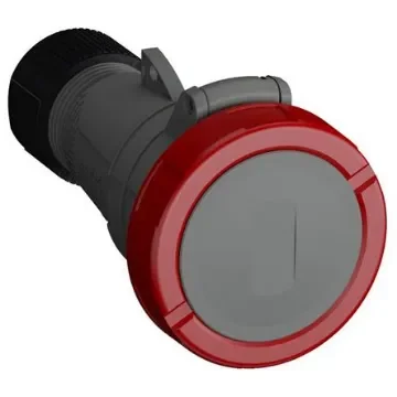 Amphenol Industrial, Easy & Safe IP67 Red Cable Mount 3P + N + E Industrial Power Socket, Rated At 16A, 415 V - 2CMA101136R1000  416EC6W product image