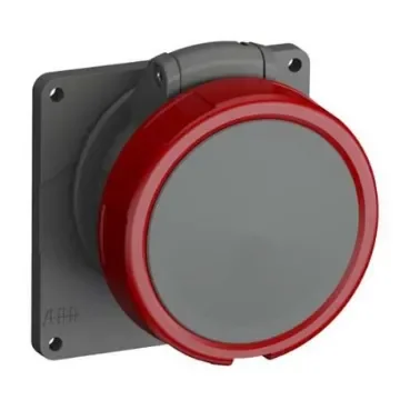 Amphenol Industrial, Easy & Safe IP67 Red Panel Mount 3P + E Industrial Power Socket, Rated At 16A, 415 V - 2CMA101296R1000  316ERU6W product image