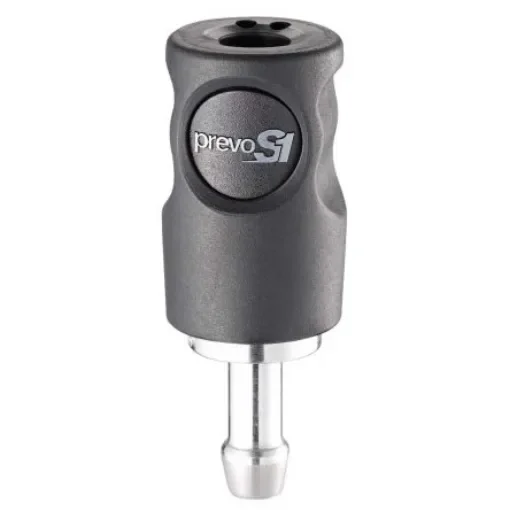 PREVOST Composite Body Safety Quick Connect Coupling, 8mm Hose Barb - CSI 061808CP product image