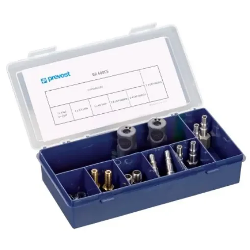 PREVOST Composite Body Female Safety Quick Connect Coupling With Adapter Kit, G 1/4 Female 8mm Threaded - BR 600CS product image
