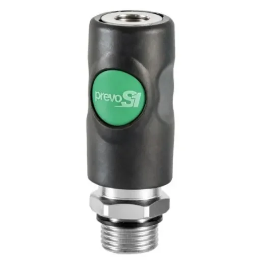 PREVOST Composite Body Male Safety Quick Connect Coupling, G 1/2 Male Threaded - ESI 071153CP product image