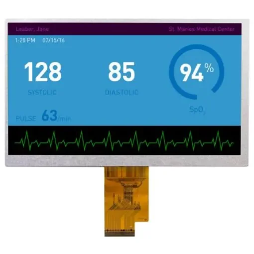 Displaytech DT070BTFT TFT LCD Colour Display, 7in, 1024 x 600pixels product image
