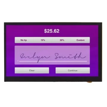 Displaytech DT070BTFT-TS TFT LCD Colour Display / Touch Screen, 7in, 1024 x 600pixels product image