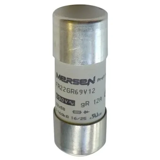 Mersen 63A FF Cartridge Fuse, 22 x 58mm - D1018558 / FR22GR69V63 product image