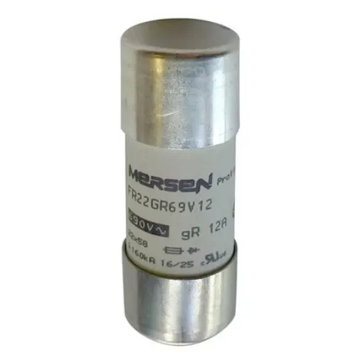 Mersen 50A FF Cartridge Fuse, 22 x 58mm - C1018626 / FR22GR69V50T product image