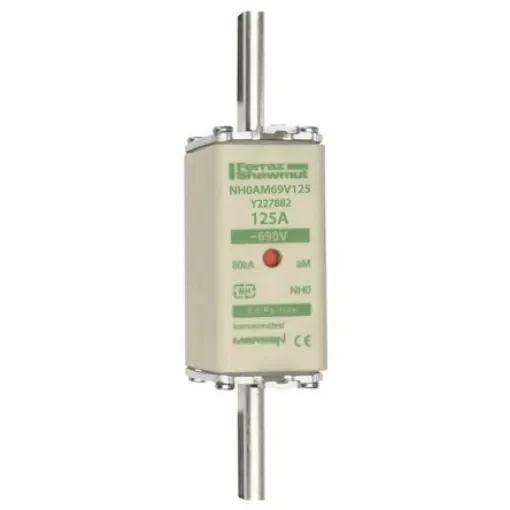 Mersen 125A NH Fuse, NH0, 690V ac - Y227882 / NH0AM69V125 product image