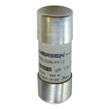 Mersen 100A FF Cartridge Fuse, 22 x 58mm - F1018629 / FR22GR69V100T product image