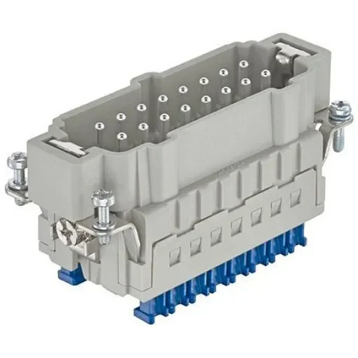Harting Connector Insert, 32 Way, 16A, Male, Han ES Press, Panel Mount, 500 V - 09330162688 product image