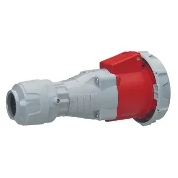 Legrand IP67 Red Cable Mount 3P + N + E Industrial Power Socket, Rated At 63A, 415 V - 5 555 09 product image