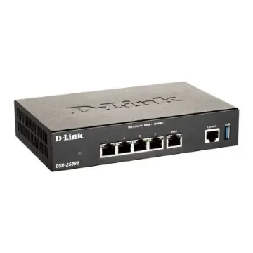 D-Link Unified Services VPN Router WiFi, 5 Ports - DSR-250V2/E product image