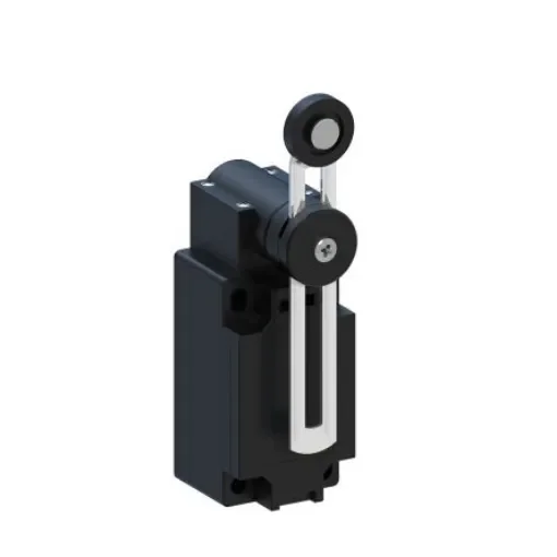 RS PRO Adjustable Roller Lever Limit Switch, 1NO/1NC, IP65, Thermoplastic Housing, 400V ac Max, 10A Max - 136240 product image