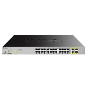 D-Link 26 Port Gigabit Max PoE Switch, Unmanaged 26 Port Gigabit Switch With PoE - DGS-1026MP product image