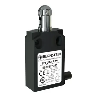 Bernstein AG I49 Series Roller Plunger Limit Switch, NO/NC, IP67, SPST, Plastic Housing - 6089117053 product image